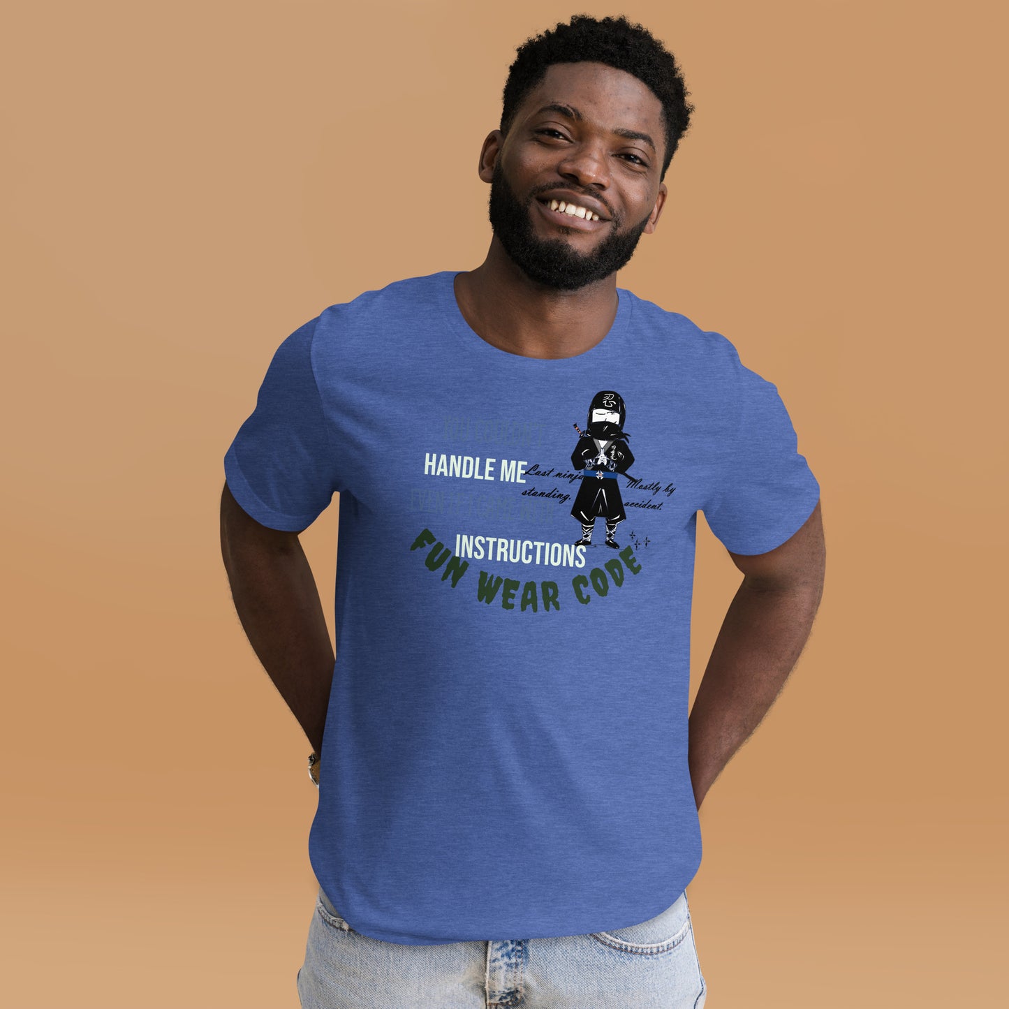Camiseta Ninja Juguetona - Camiseta icónica de Artes Marciales Japonesas | FunWearCode
