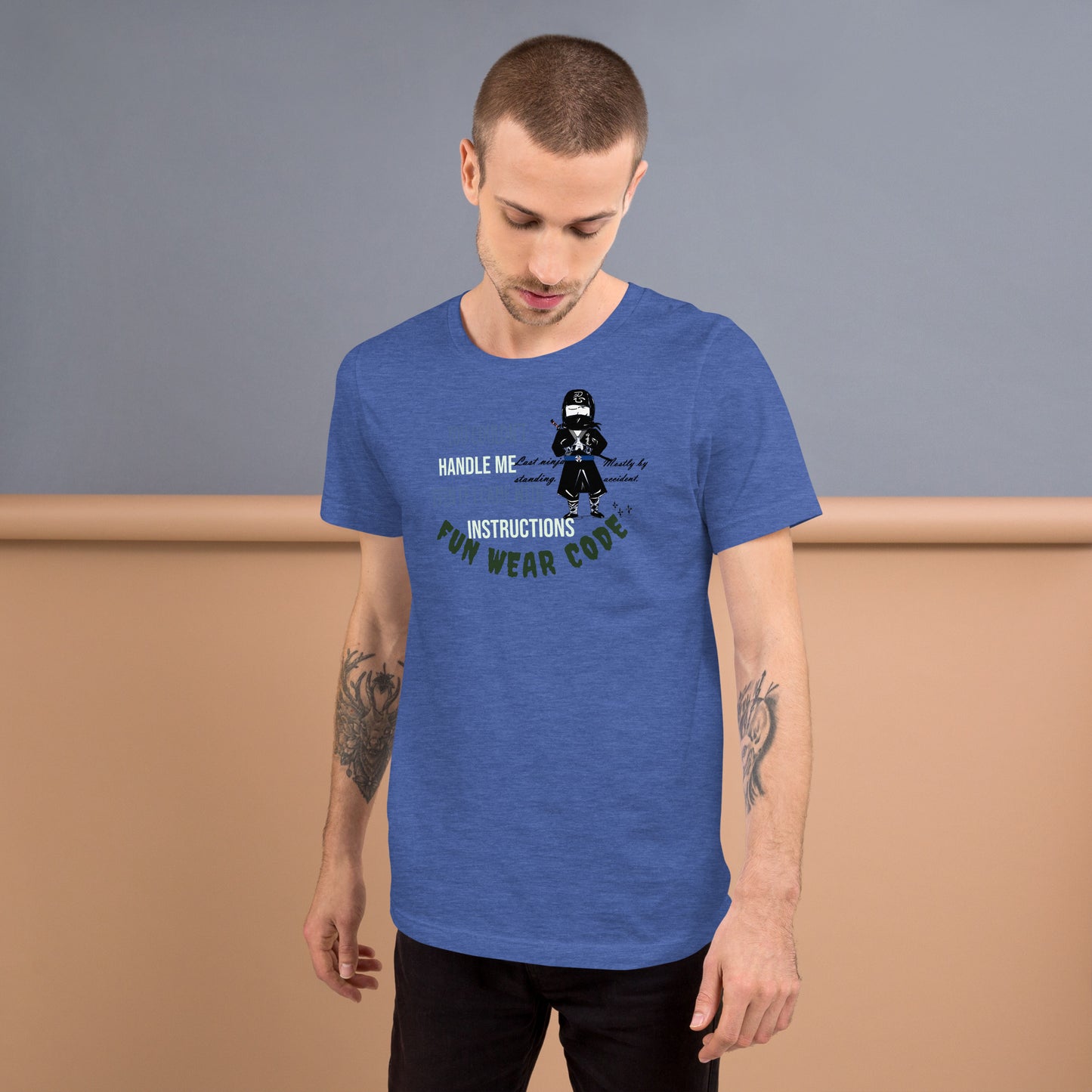 Camiseta Ninja Juguetona - Camiseta icónica de Artes Marciales Japonesas | FunWearCode