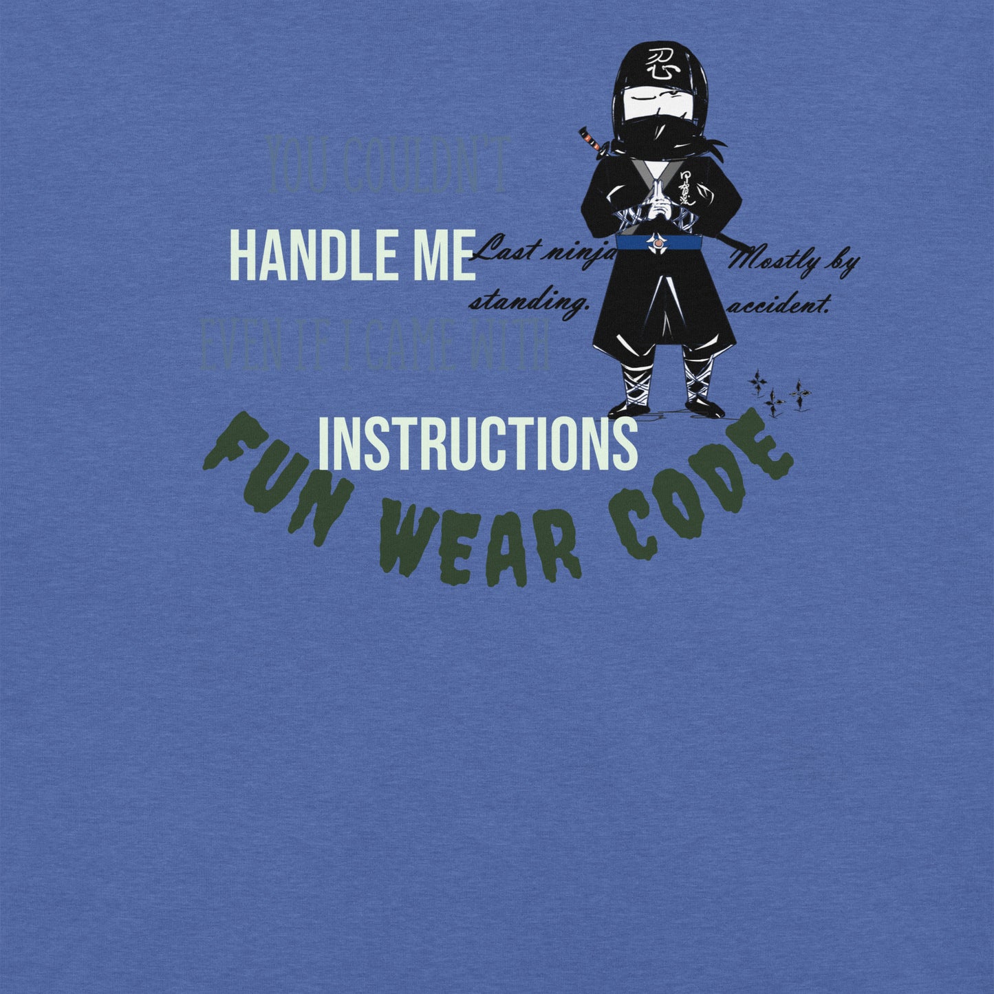 Camiseta Ninja Juguetona - Camiseta icónica de Artes Marciales Japonesas | FunWearCode