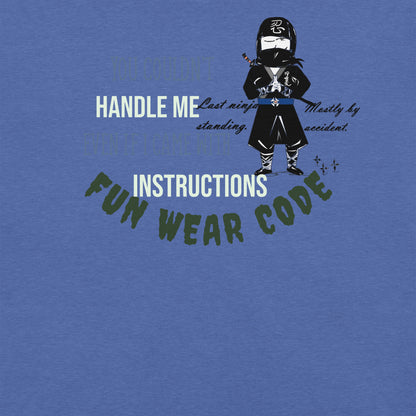 Camiseta Ninja Juguetona - Camiseta icónica de Artes Marciales Japonesas | FunWearCode