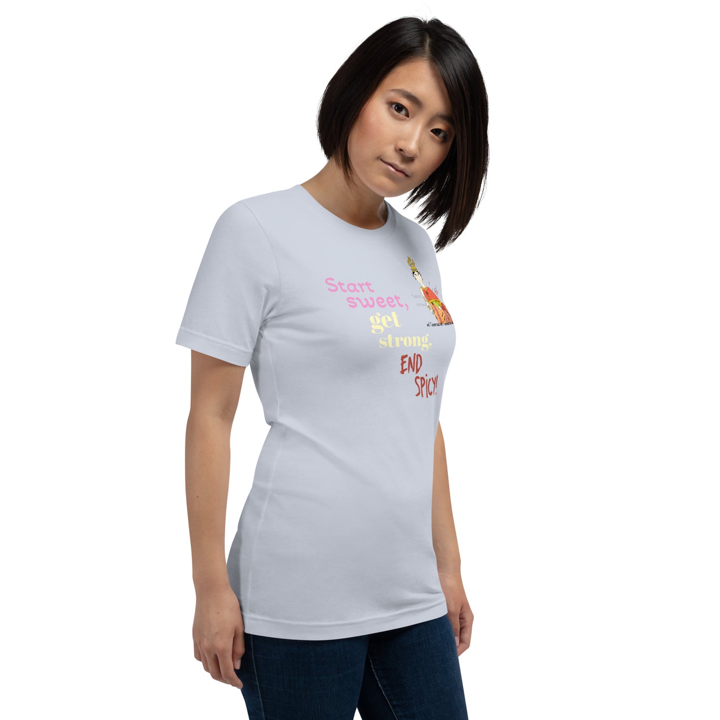 Camiseta divertida y suave - Camiseta con estampado de mujer tailandesa | FunWearCode