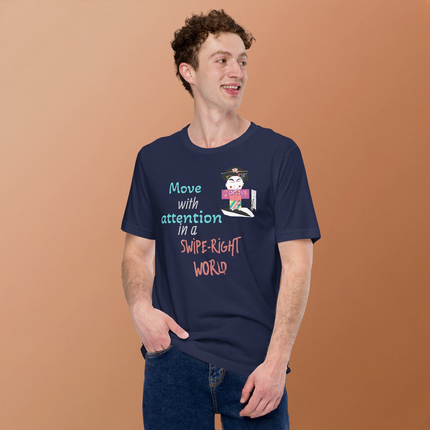 Camiseta unisex de geisha divertida - Camiseta icónica japonesa vintage | FunWearCode