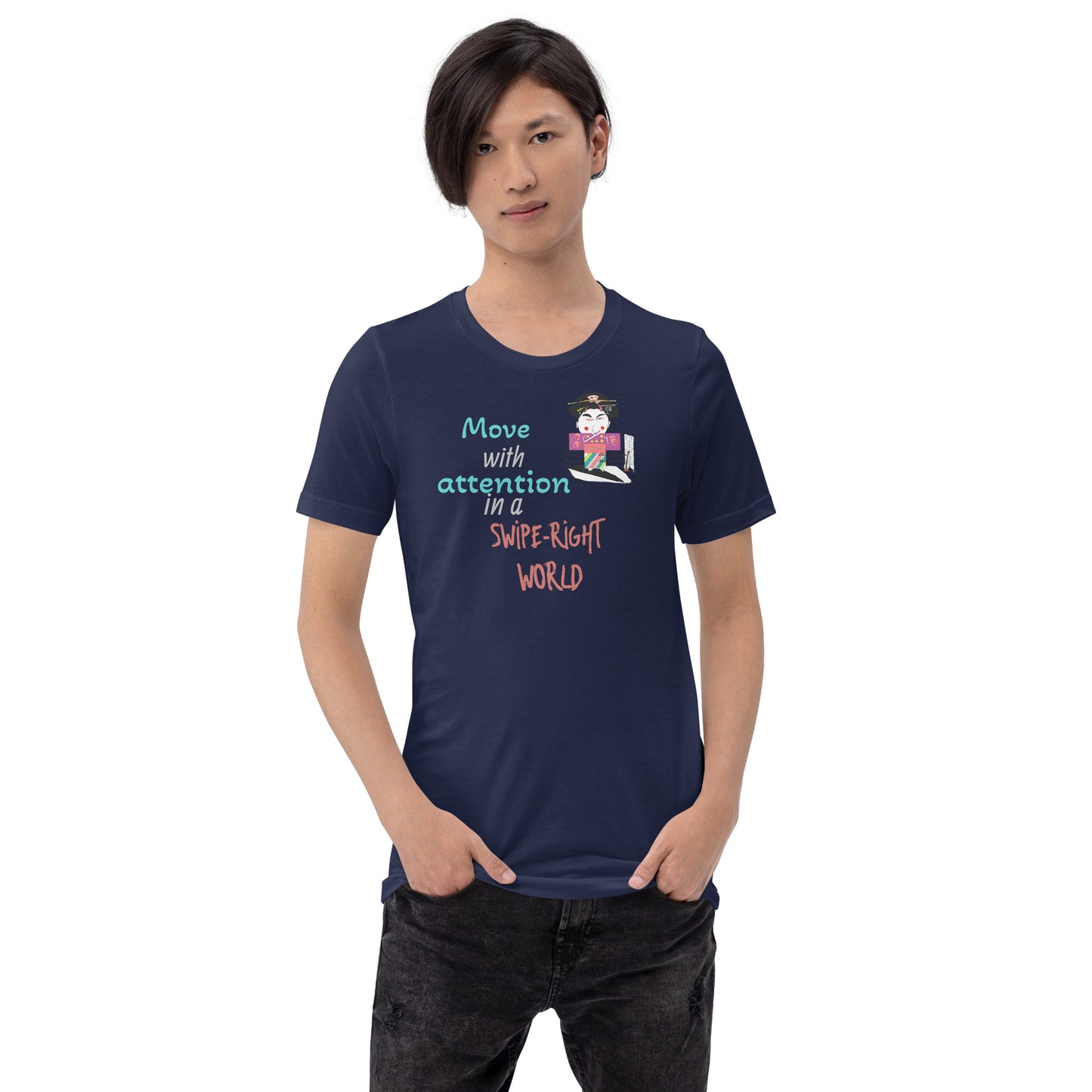 Camiseta unisex de geisha divertida - Camiseta icónica japonesa vintage | FunWearCode