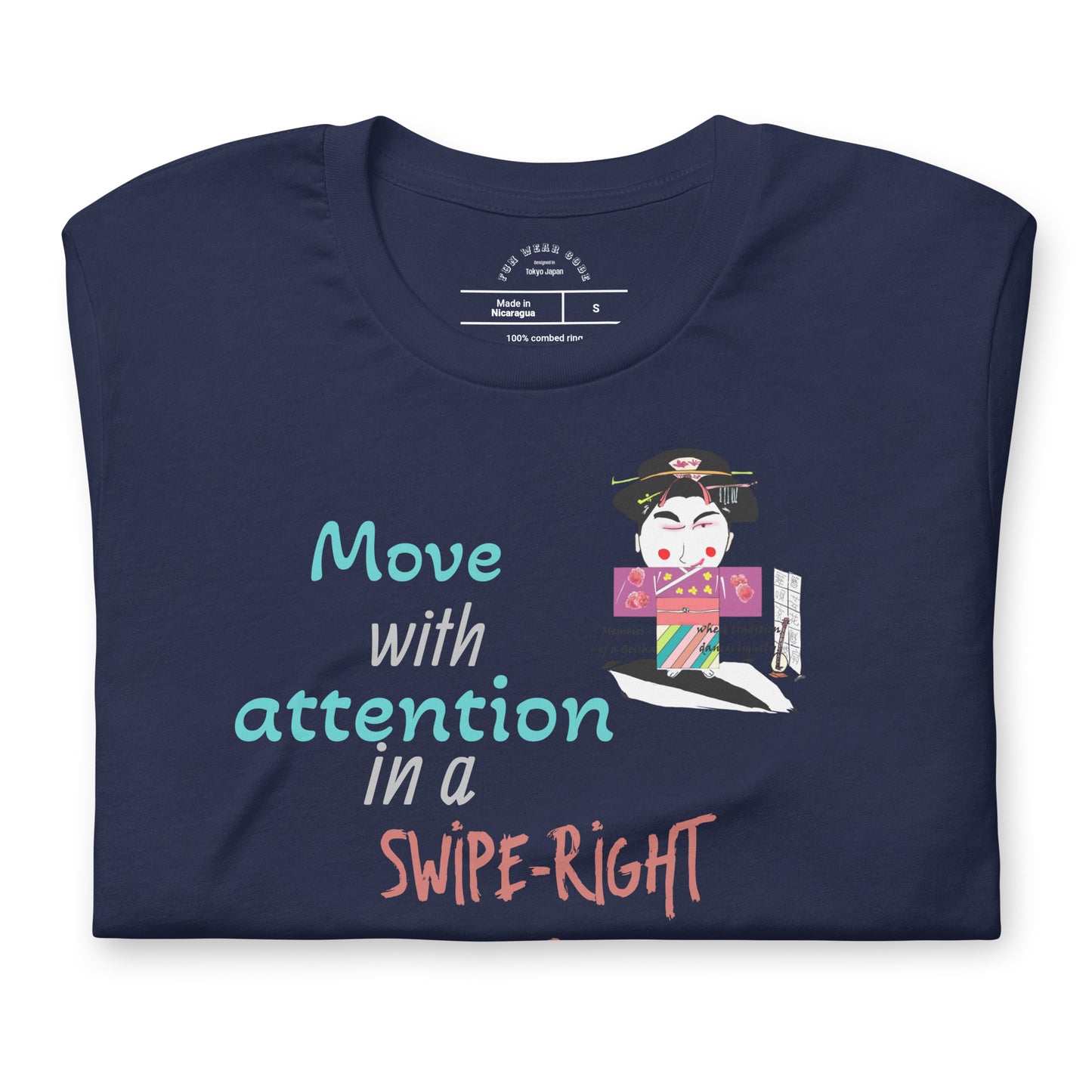 Camiseta unisex de geisha divertida - Camiseta icónica japonesa vintage | FunWearCode