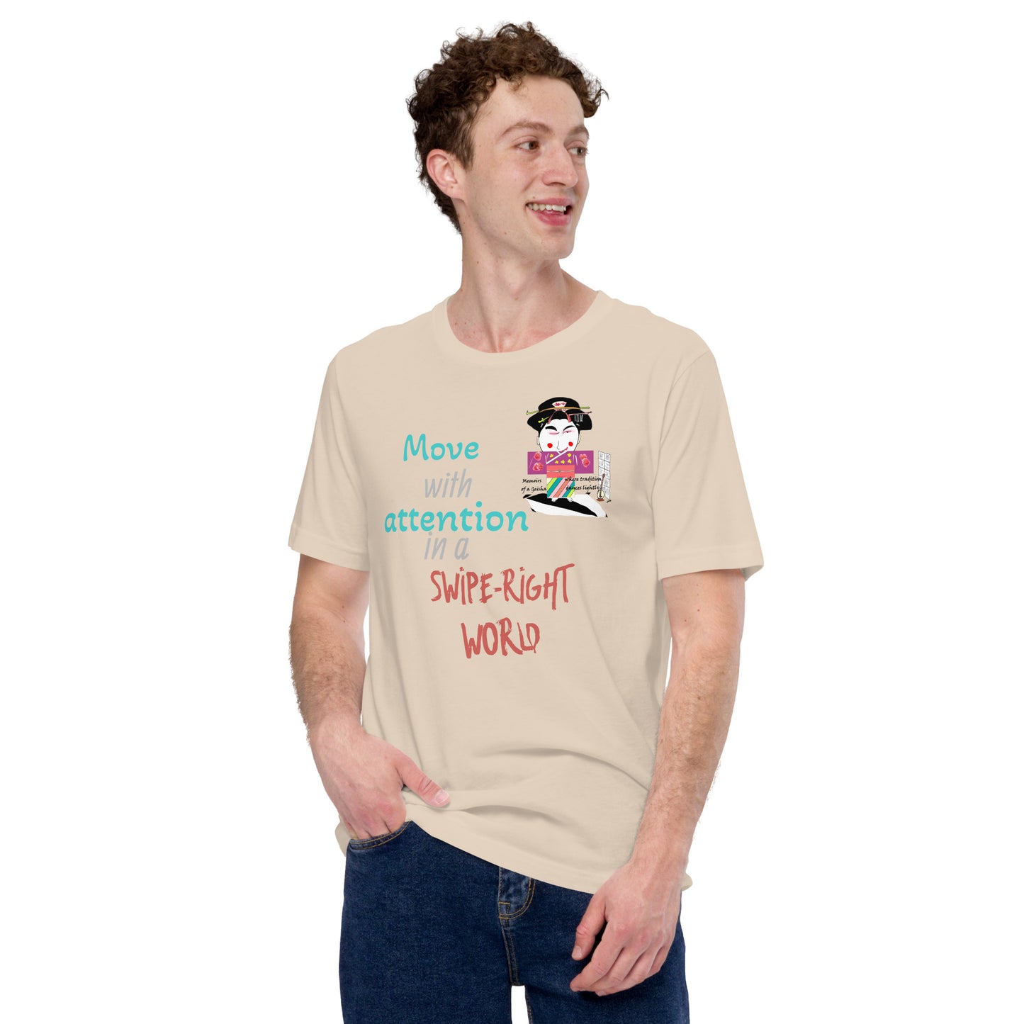 Camiseta unisex de geisha divertida - Camiseta icónica japonesa vintage | FunWearCode