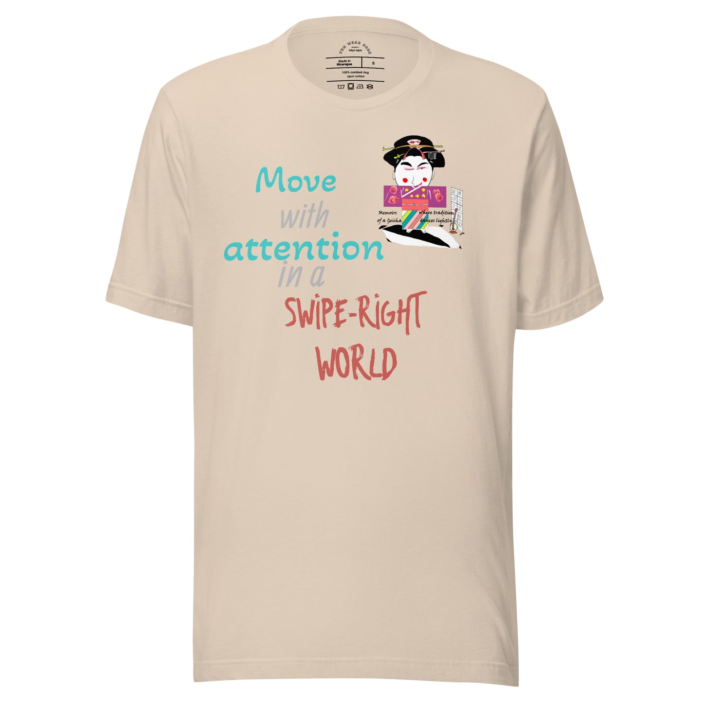 Camiseta unisex de geisha divertida - Camiseta icónica japonesa vintage | FunWearCode