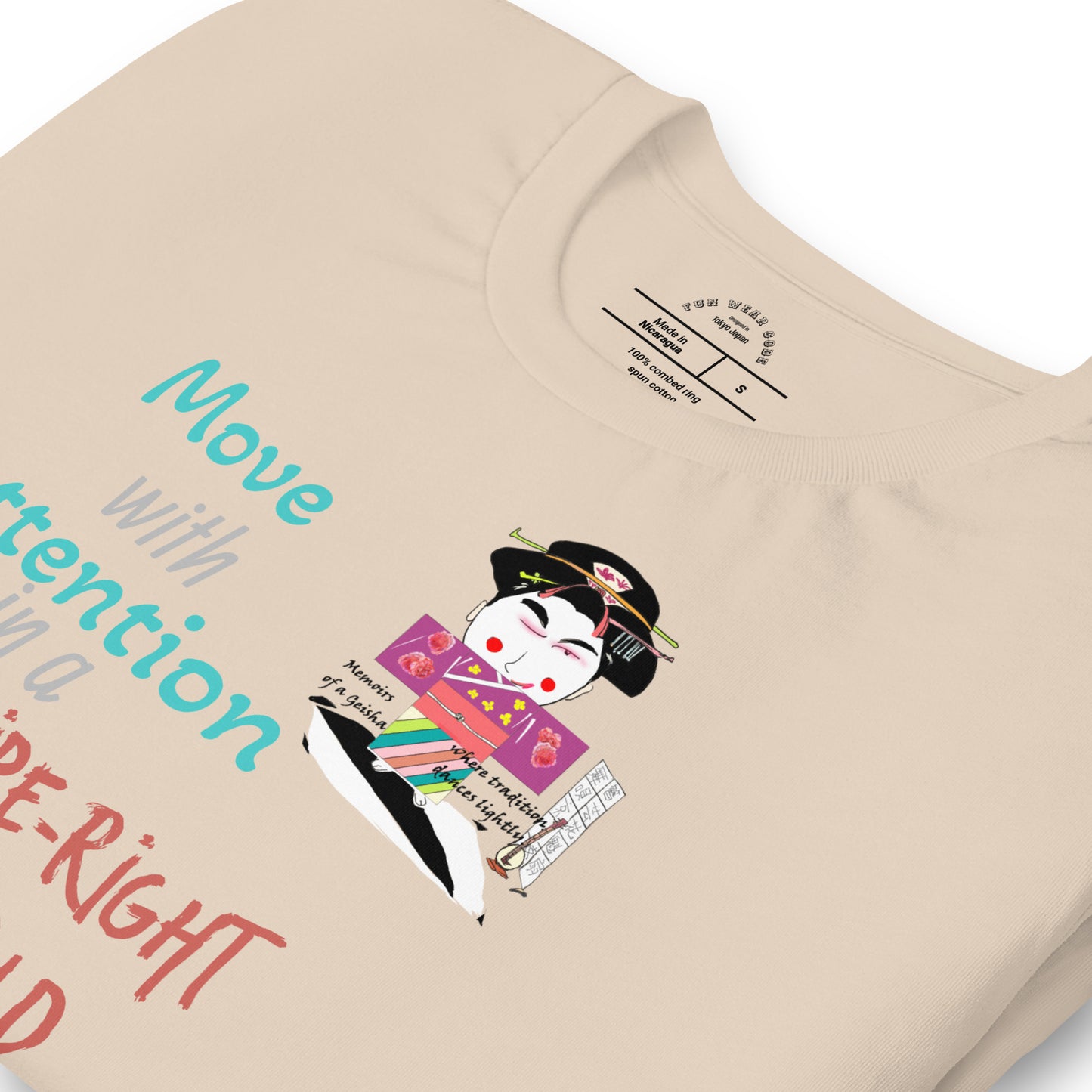 Camiseta unisex de geisha divertida - Camiseta icónica japonesa vintage | FunWearCode