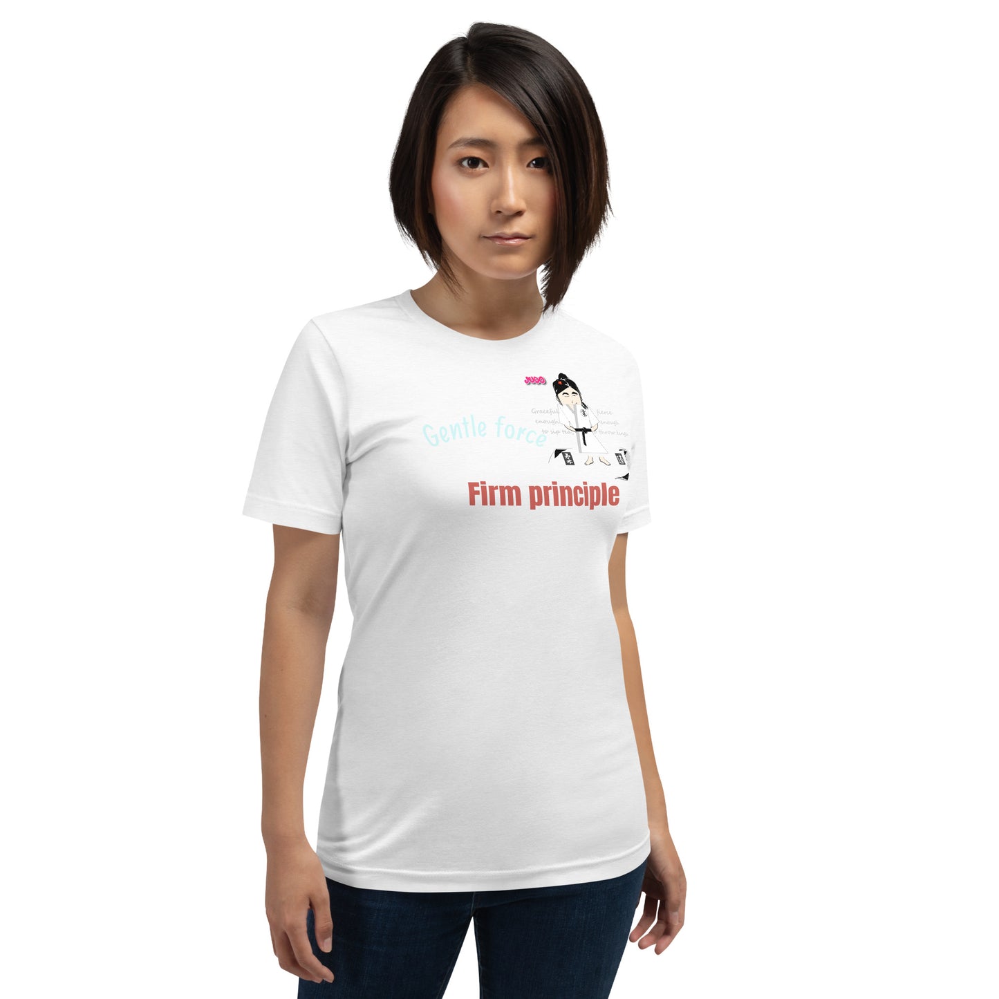 Camiseta con temática de judo para mujer: cómoda camiseta gráfica de artes marciales | FunWearCode