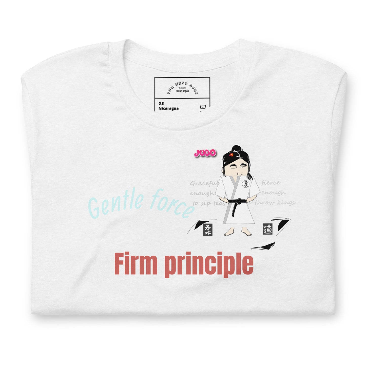 Camiseta con temática de judo para mujer: cómoda camiseta gráfica de artes marciales | FunWearCode