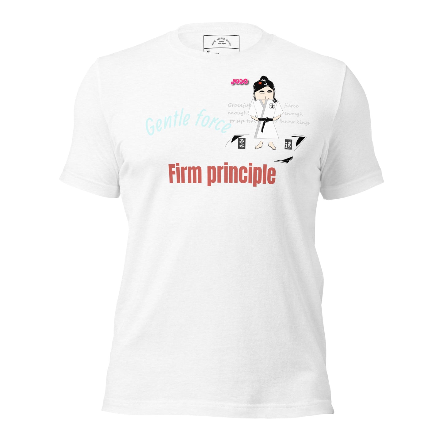Camiseta con temática de judo para mujer: cómoda camiseta gráfica de artes marciales | FunWearCode