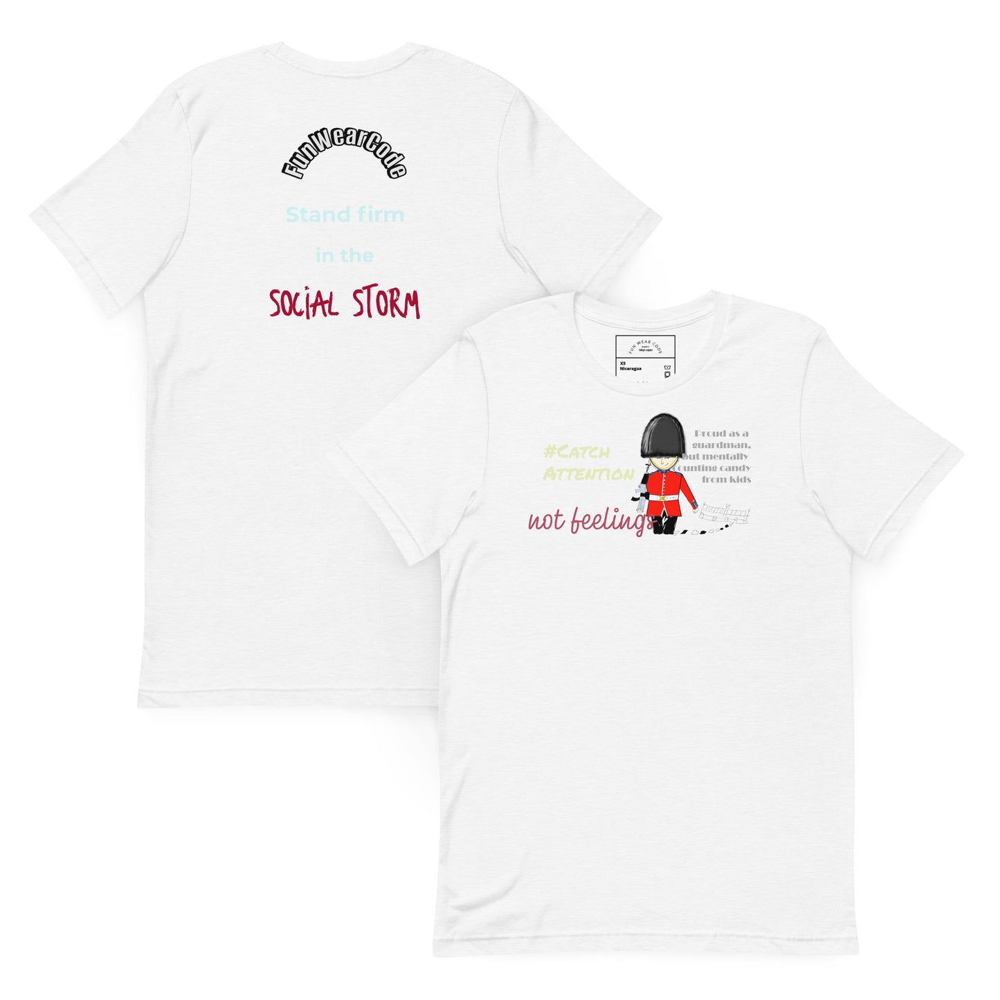 Camiseta unisex de guardia - Camiseta clásica de estilo inglés para amantes de la diversión | FunWearCode