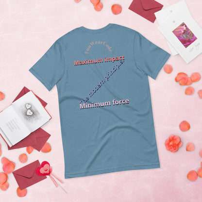 Camiseta con temática de judo para mujer: cómoda camiseta gráfica de artes marciales | FunWearCode