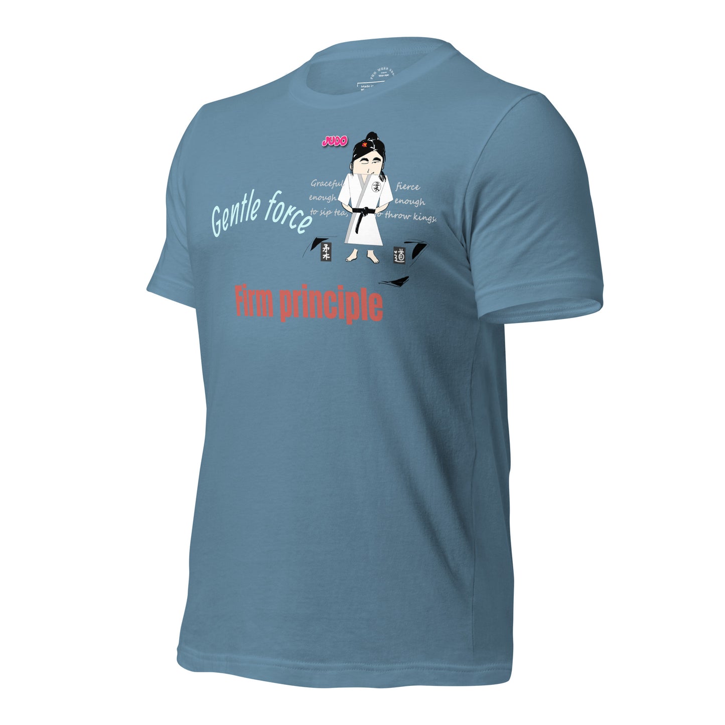 Camiseta con temática de judo para mujer: cómoda camiseta gráfica de artes marciales | FunWearCode