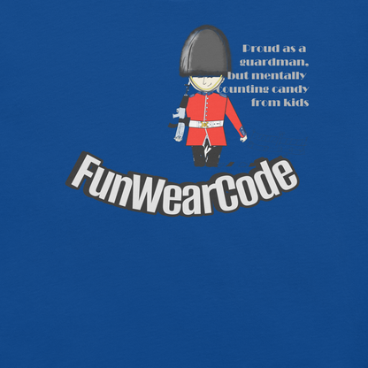 Camiseta unisex de guardia - Camiseta clásica de estilo inglés para amantes de la diversión | FunWearCode