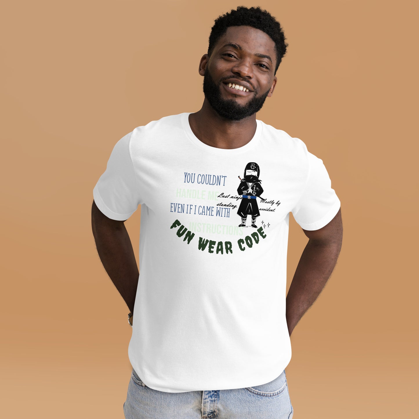 Camiseta Ninja Juguetona - Camiseta icónica de Artes Marciales Japonesas | FunWearCode