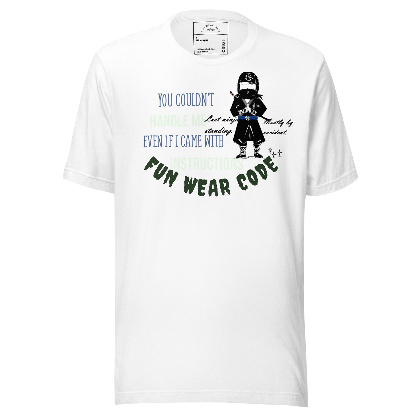 Camiseta Ninja Juguetona - Camiseta icónica de Artes Marciales Japonesas | FunWearCode