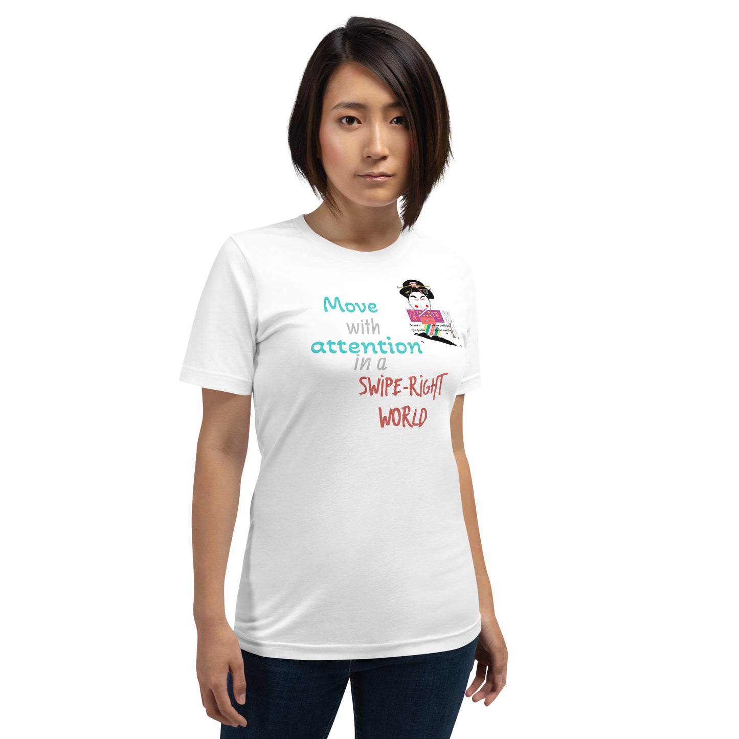 Camiseta unisex de geisha divertida - Camiseta icónica japonesa vintage | FunWearCode