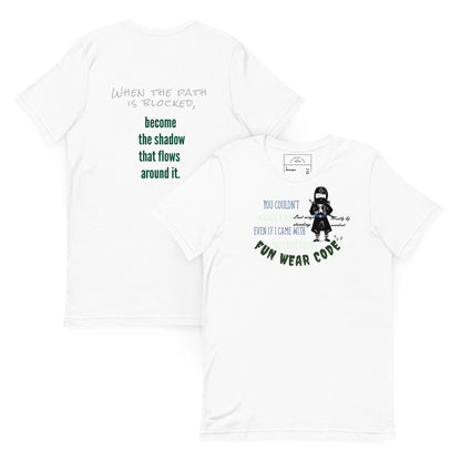 Camiseta Ninja Juguetona - Camiseta icónica de Artes Marciales Japonesas | FunWearCode
