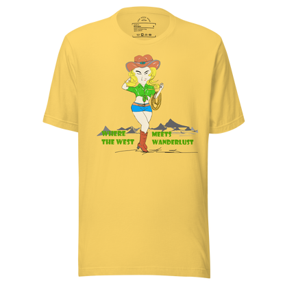 Cowgirl Graphic T-shirt - Classic American Style Tee for Fun-Loving Souls | FunWearCode